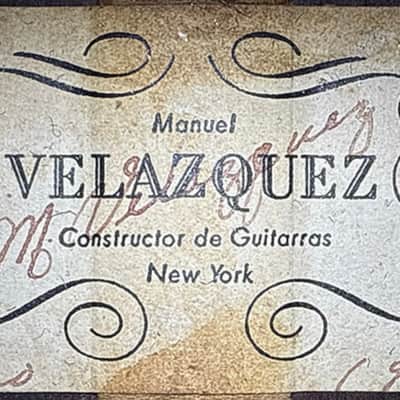1958 Manuel Velazquez Classical guitar image 3