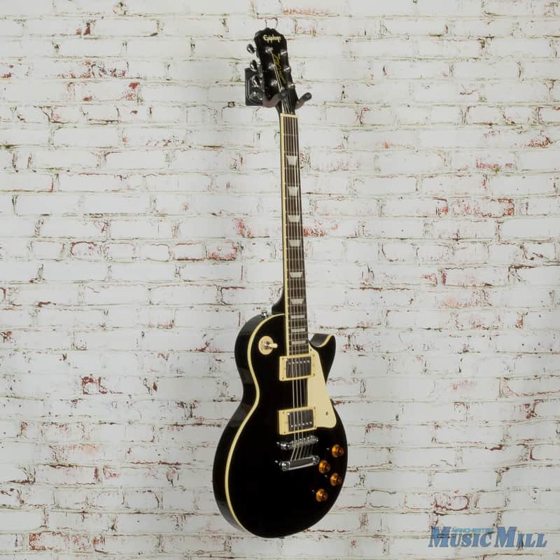 2006 Epiphone Les Paul Standard Electric Guitar Black (USED) | Reverb