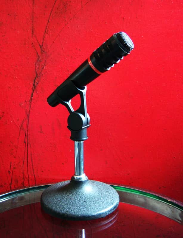 Vintage 1980's Audio-Technica Pro 6 / ATM63 dynamic cardioid microphone Low Z w mic clip # 5 image 1