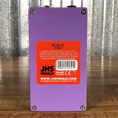 JHS Pedals Violet Lari Basilio Distortion Overdrive Guitar Effect Pedal Purple image 7