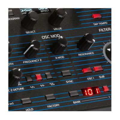 Oberheim TEO-5 5-Voice Desktop Analog Synthesizer Module with 64 Step Sequencer image 3