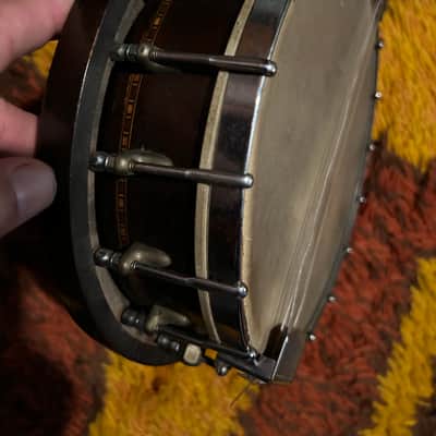 Vintage 1920s–30s Banjo Ukulele / Banjolele – Prewar Chicago Made – Grover Pat. Tailpiece – Original Skin Head - COOL! image 7