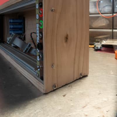 72HP Eurorack Case, Powered - Hand Built, Black Ash Wood image 3
