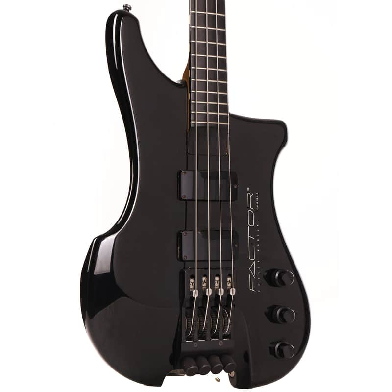 Kubicki Ex-Factor 4-String Bass Black image 1