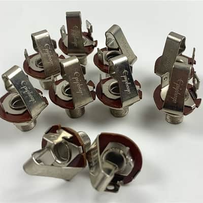 30pcs Epiphone Guitar Open Output 1/4'' Jack Socket For LP Les Paul / SG / ES image 1