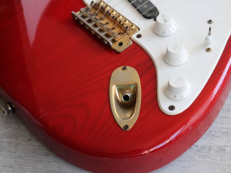 1980's Bill Lawrence (by Morris Japan) BC2R-70G Stratocaster (Red