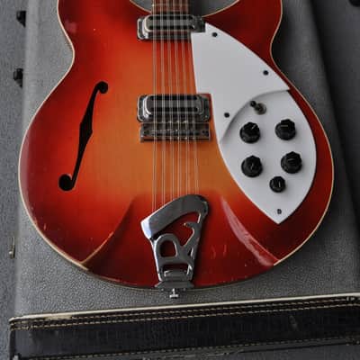 Original 1965 Rickenbacker Rose Morris Model 1993 Export 12-String Fireglo image 8