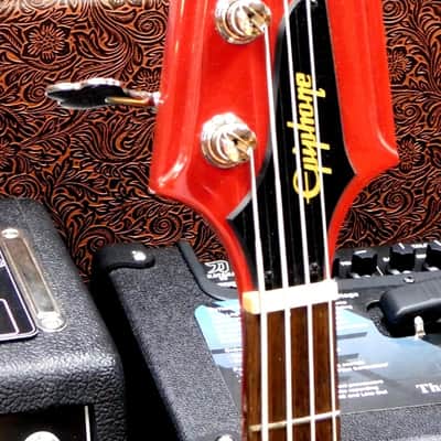 2024 Epiphone Thunderbird '64 Electric Bass Guitar w/ Gig Bag! Ember Red! VERY NICE!!! image 7