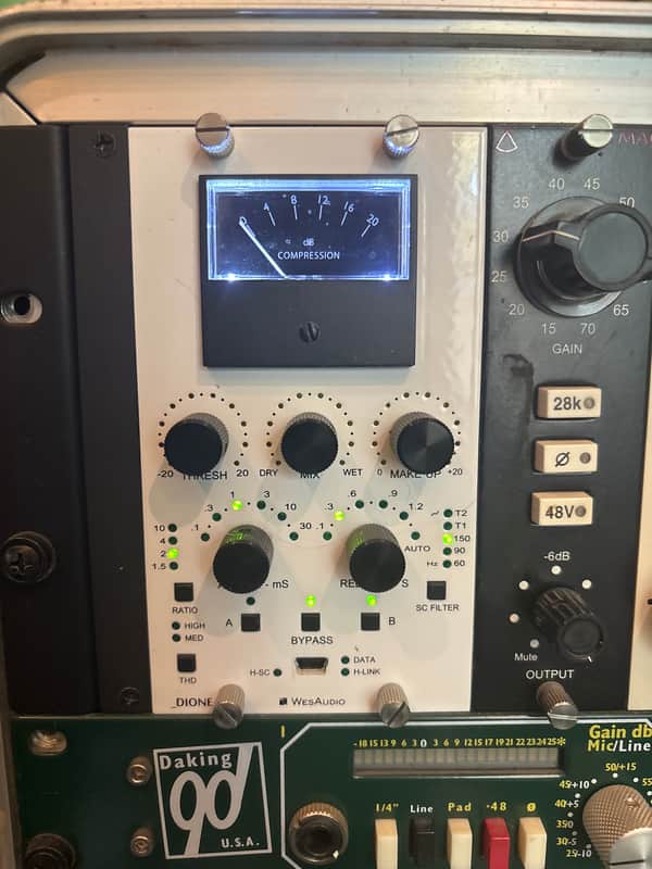 WesAudio DIONE ng500 500 Series Stereo Bus Compressor