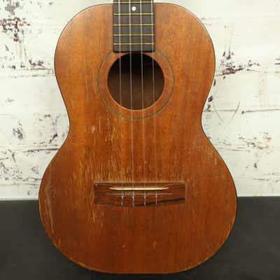 Vintage 1950s Silvertone Baritone Ukulele – Mahogany (Harmony Chicago Made) image 2