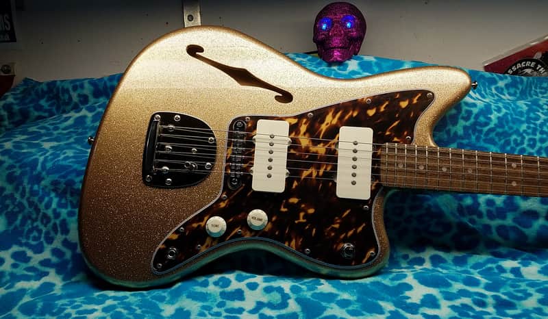 23 Jazzmaster Semi-hollow Thinline Style, Hand wound pickups