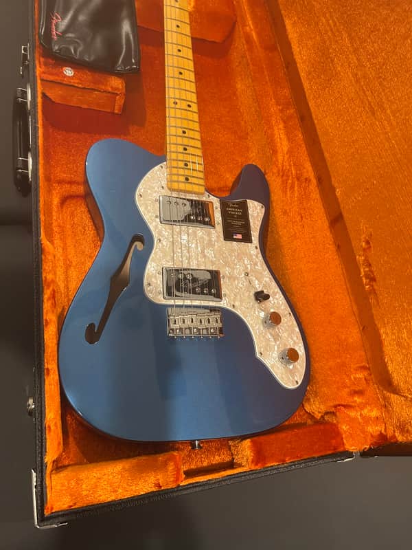 Fender American Vintage II '72 Telecaster Thinline 2022 - Present - Lake Placid Blue