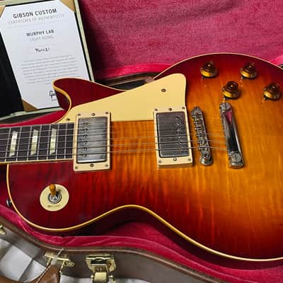 NEW! Gibson Custom Shop 1959 Les Paul Standard Murphy Lab Light Aged - Dark Cherry - Only 8.55 lbs - One Off! Dealer Select - Authorized Dealer - G07378 image 16