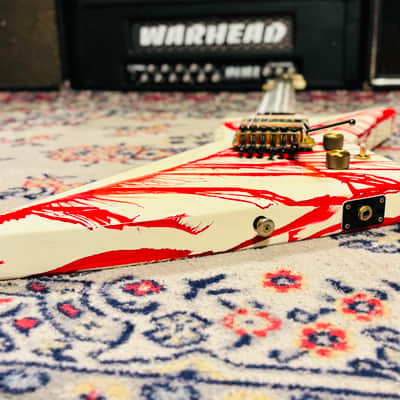 1984 Aria Pro II ZZ Limited Edition Blood Series “Bloody White” - Made In Japan image 12