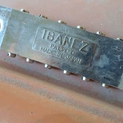Ibanez Iceman Bridge / Tailpiece/ Studs/ & Posts Complete Assembly Quik Change 1981 Nickle image 7