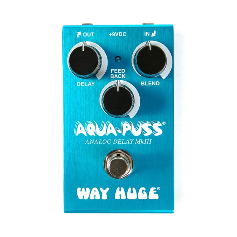 Mint Way Huge Smalls WM71 Aqua-Puss Analog Delay MkIII MK3 Guitar Effects Pedal image 1
