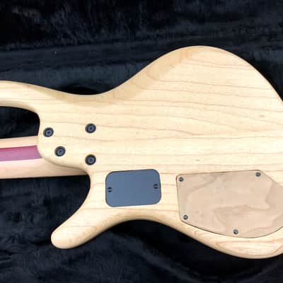 Roscoe Century 3005 J 34" scale Jazz Bass Guitar + custom upgrades extras Purpleheart Maple Ash image 12