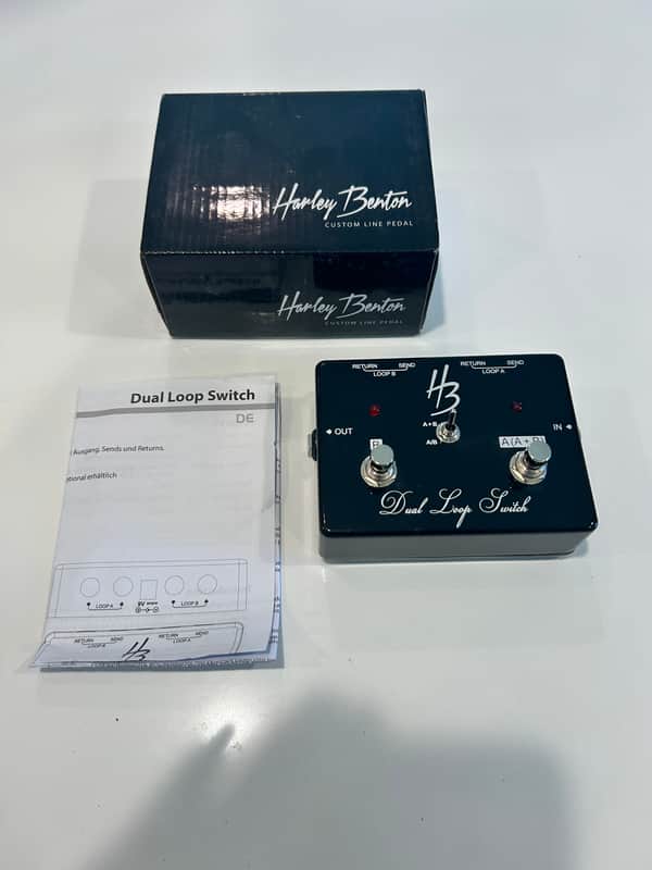 Harley Benton H3 Dual Looper Switch 2026 - Black image 1