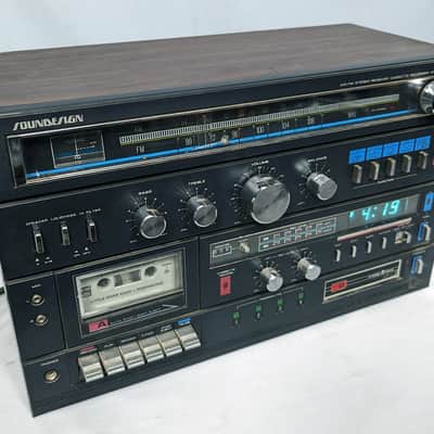 Vintage Soundesign Compact System Model 5958 AM/FM Stereo Receiver, Cassette Recorder, 8-Track Player image 5