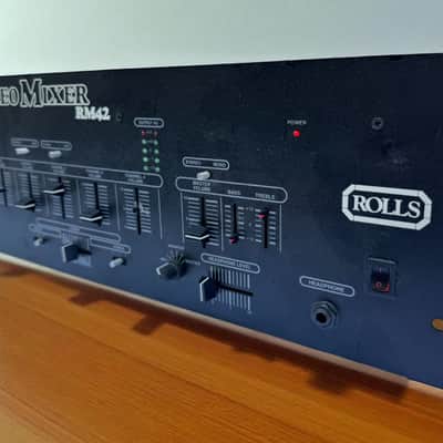 Rolls Stereo Mixer RM42 4 Channel Mixing DJ Studio Fade Audio image 3