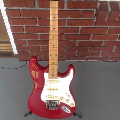 Applause  Stratocaster red electric guitar 1980 -  1990 image 1