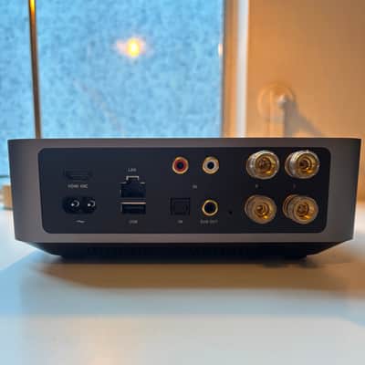 WiiM Amp Pro Streaming Amplifier 2025 - Dark Gray Anodized Aluminum image 3