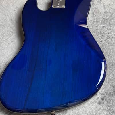 Fender Player Jazz Bass Blue Burst Flamed Maple Top MIM 2024 image 9