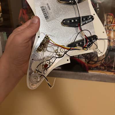 Fender Tex-Mex loaded pickguard 2008 - White image 2