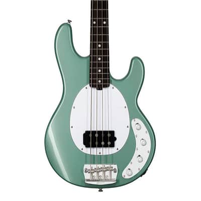 Sterling by Music Man StingRay RAY34 Bass Guitar - Dorado Green image 1