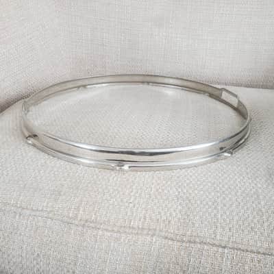 Slingerland 15" 8 Lug Nickel Over Brass Stick Saver Hoop 1950s-60s image 2