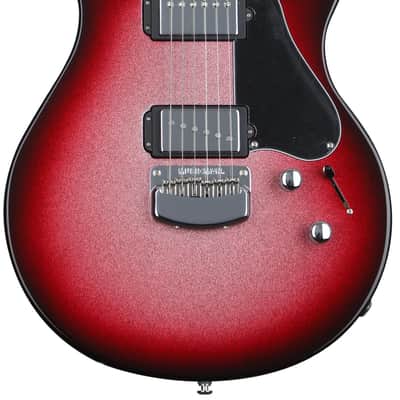 Ernie Ball Music Man Valentine Electric Guitar - Maroon Sparkle Burst image 1
