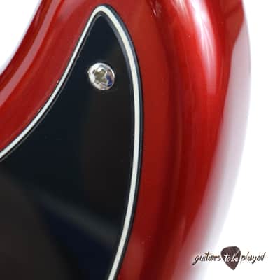 Squier Vintage Modified Jazz Bass '70s - Candy Apple Red image 8
