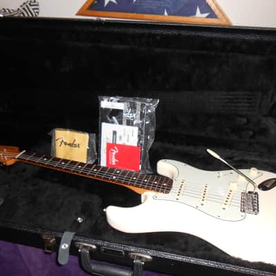 Fender 2007 60's Stratocaster build  Olympic White w/ American Original 65's and G&G case image 1