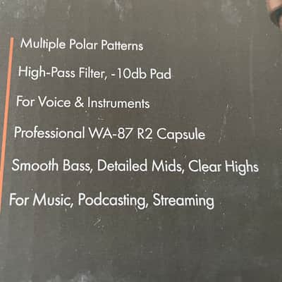 Warm Audio WA-87jr SE Large Diaphragm Cardioid Condenser Microphone 2025 - Present - Matte Black image 2