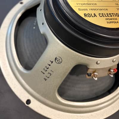 Celestion 1978 G12M 75hz 16ohm Blackback Speakers Quad image 2