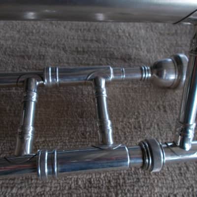 Boosey & Hawkes Imperial Trombone, Silver Plate, As Found image 10