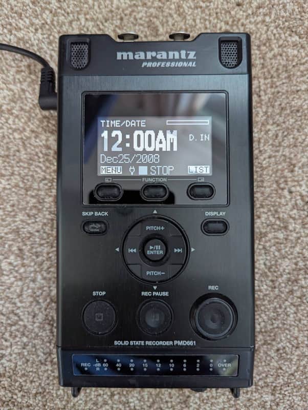 Marantz PMD661 MKII Solid State External Audio Recorder - Battery Power Not Working image 1