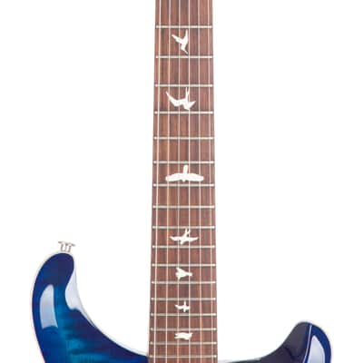 2023 PRS CE24 Semi-Hollow Electric Guitar, Custom Color, Blue Matteo Burst, 034XXXX image 6