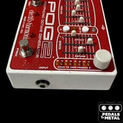 Electro-Harmonix POG2 Polyphonic Octave Generator 2009 - Present - Red / White - X18594 image 4