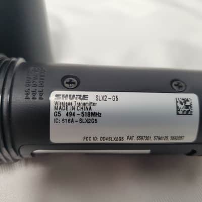 SHURE SLX2 TRANSMITTER WITH BETA 87C HEAD SLX2D/BETA87C #3034 GREAT CONDITION image 11