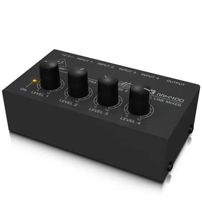 Behringer Micromix MX400 Ultra Low-Noise 4-Channel Line Mixer, 4.7 kOhms Input Impedance, Output Impedance 80 Ohms image 4