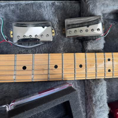 Fender Blacktop Stratocaster HH 2011 - 2014 (+Hard Case and Seymour Duncan Hot Rodded set pickups) image 19