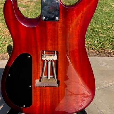 Warmoth Strat  Trans Red Burst image 9