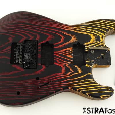 Charvel San Dimas Pro Mod 2H BODY & HARDWARE HH Floyd Rose Route Ash Sunburn image 1
