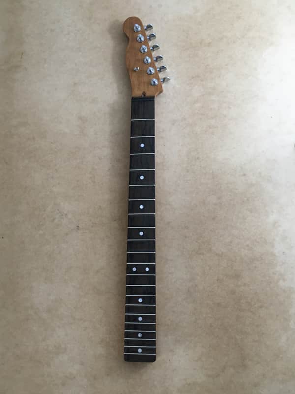 Lefty High End Warmoth Tele Neck Plekk’d USA MOP Inlays Loaded Ziricote Fretboard Roasted Maple Telecaster! image 1