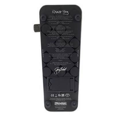 DUNLOP Jerry Cantrell Cry Baby Wah Distressed Black image 9