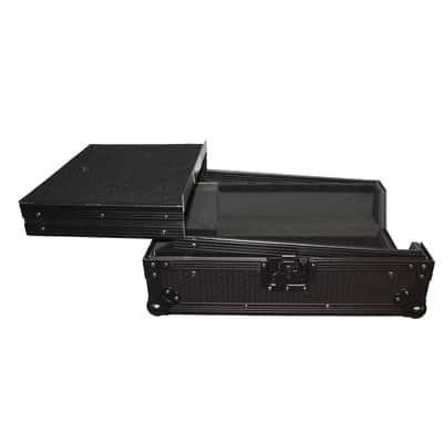 Pro-X XS-M12LTBL Black FInish 12" Universal Mixer Case W/ Laptop Glide Shelf image 11