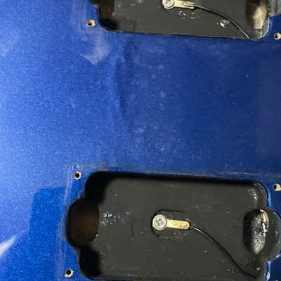 2000's India Jackson JS30 JS Series Dinky Blue Mahogany Guitar Body Floyd Ready image 17