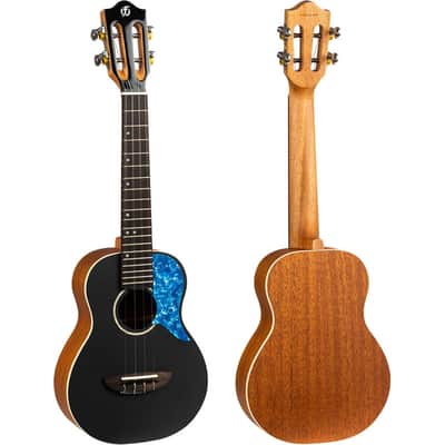 Flight IRIS CONCERT BK Princess Series Solid Spruce Top Okoume Neck 4-String Ukulele w/Padded Gig Bag image 2