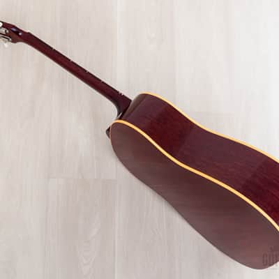 1964 Gibson J-45 ADJ Vintage Dreadnought Acoustic Guitar Cherry Sunburst, Collector-Grade w/ Case image 15
